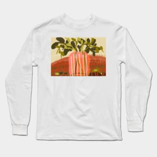 Red Vase still life scene Long Sleeve T-Shirt